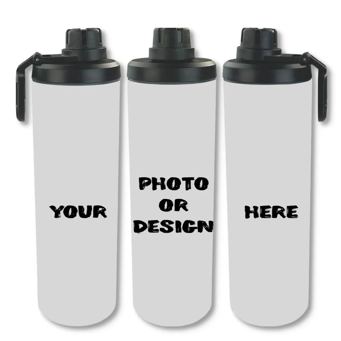 Personalized Sports 30oz Double Walled Stainless Steel Bottle - Your Image