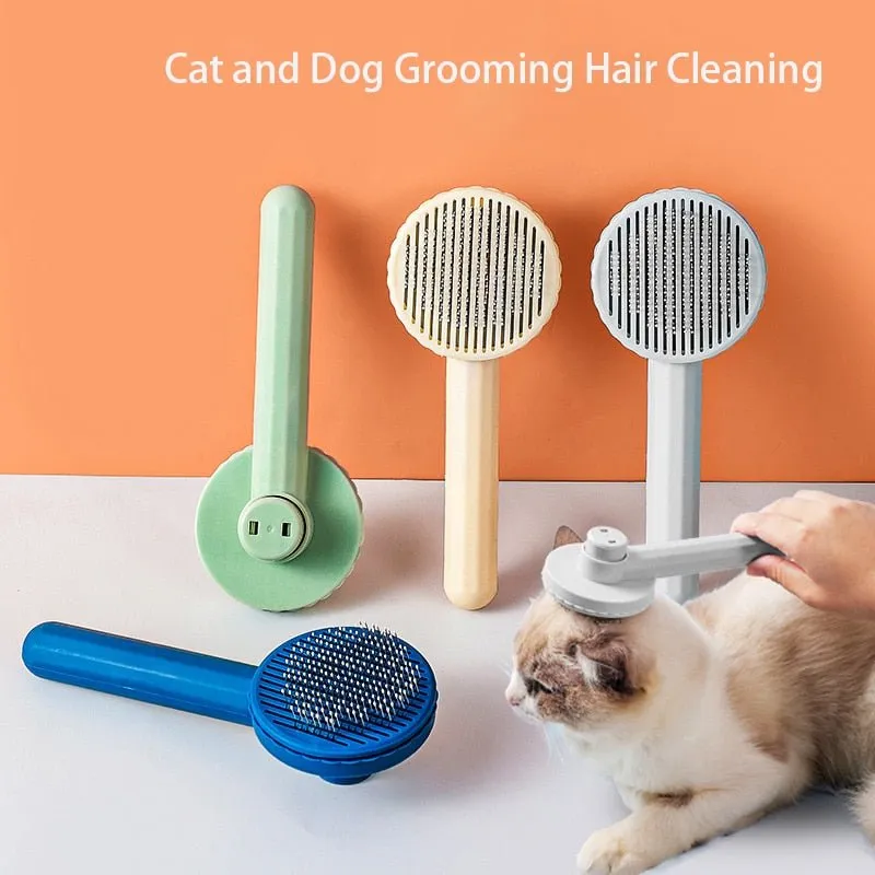 Pet Brush - Self Cleaning Slicker Brushes for Dogs & Cats