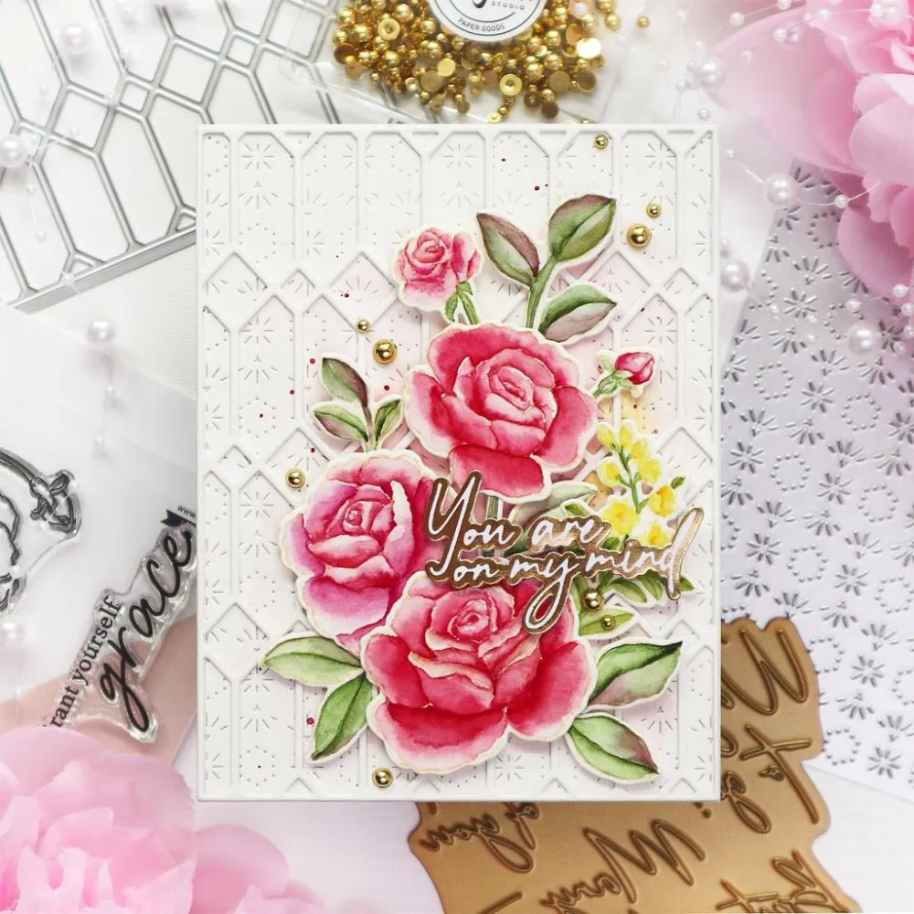 Pinkfresh Studio Hot Foil Plate - Modern Script Sentiments*