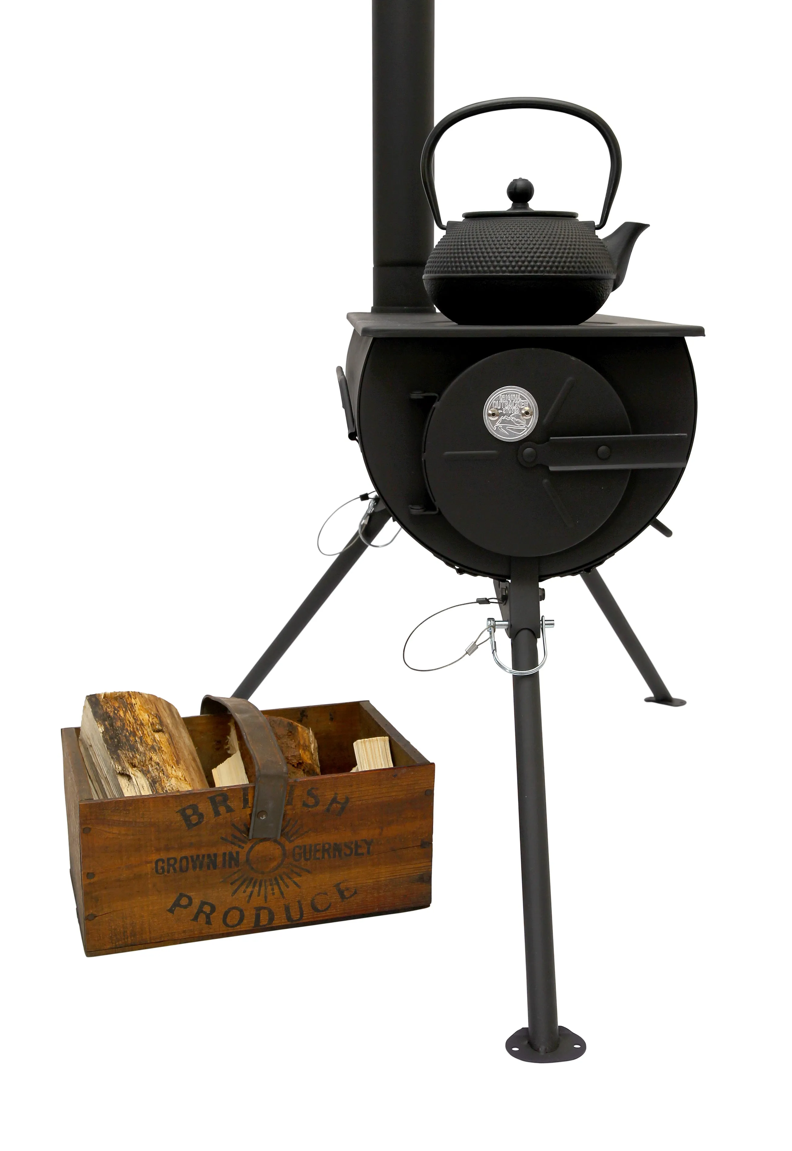 Pioneer Portable Wood Stove | 2.5KW 12KG - Robens Tipi Kit