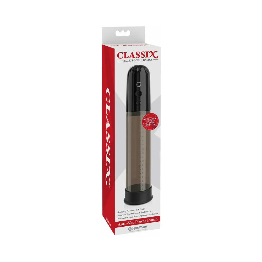 Pipedream Classix Auto-Vac Power Pump Black