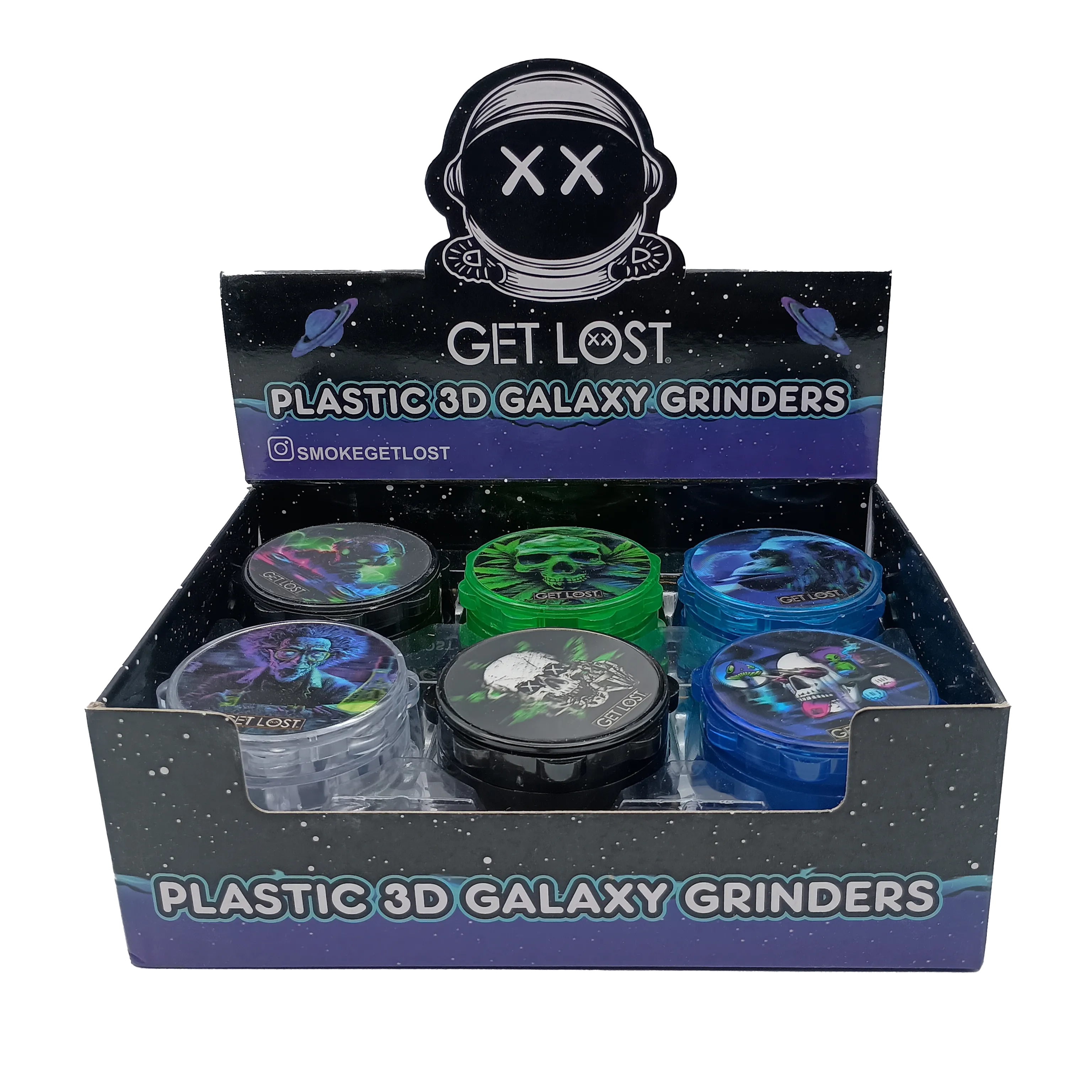 Plastic 3D Galaxy Grinder 67 mm (04)