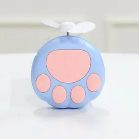 Portable Mini Cute Paw Fan