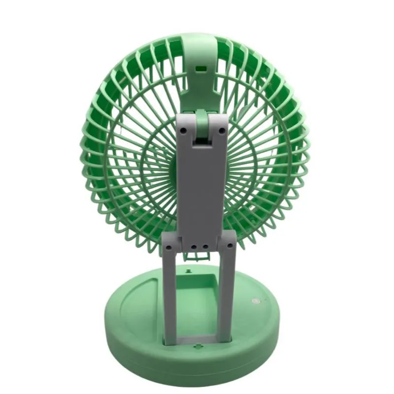 Portable Storage Table Lamp With A Circulating Fan F50-8-1339 Green