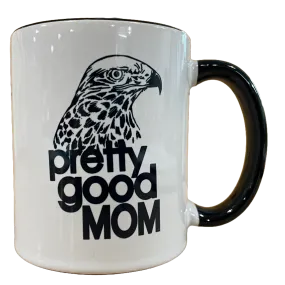 Pretty Good Mom Mug - Black   White