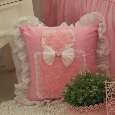 Princess Lovely Perfume & Lace Style Cushion Cover