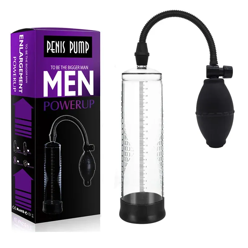 Prolonged Stronger Vacuum Penis Pump: Men's Enlargement & Enhancement Device