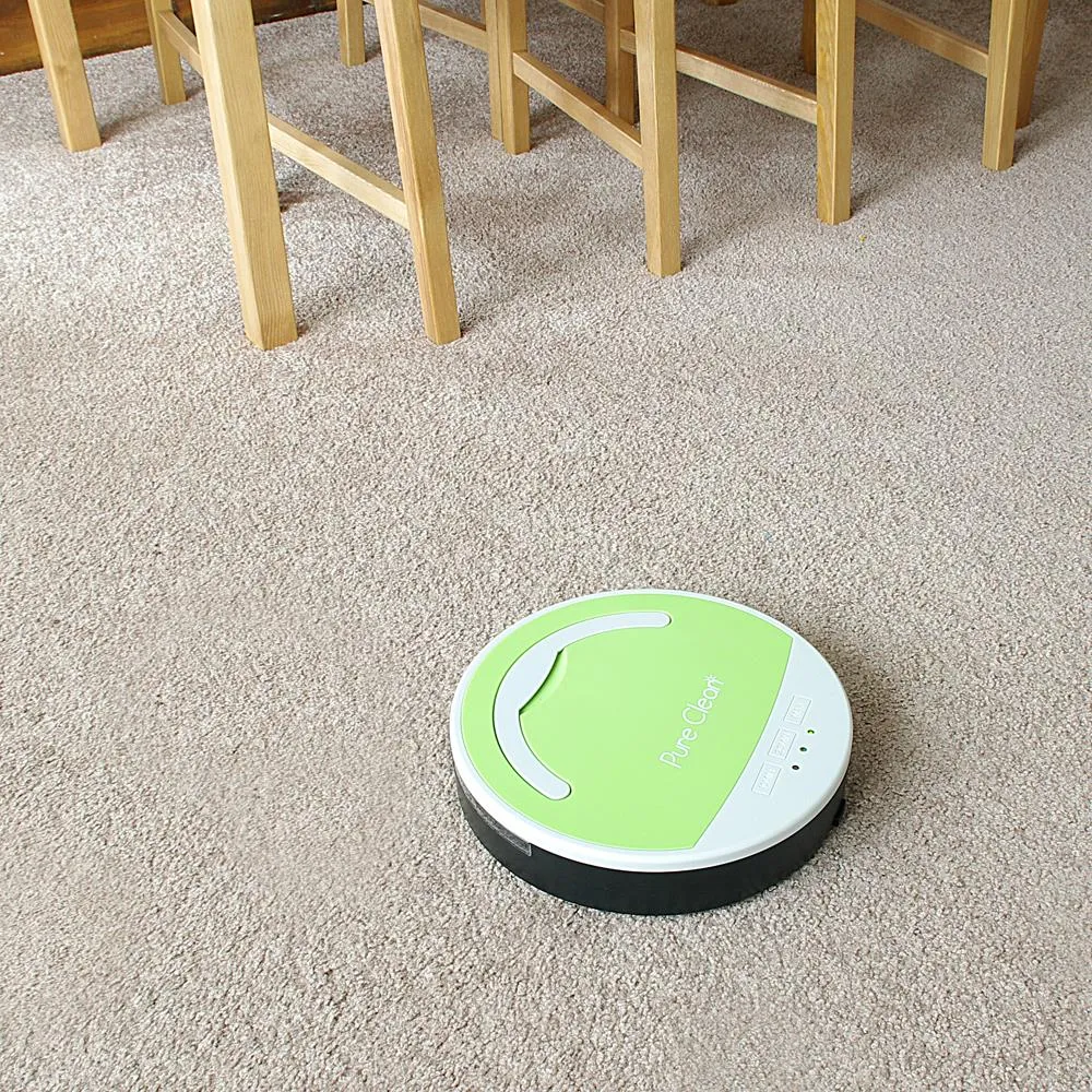 Pure Clean Smart Robot Vacuum Sweeper Cleaner, Automatic Robotic Multi-Surface Floor Clean