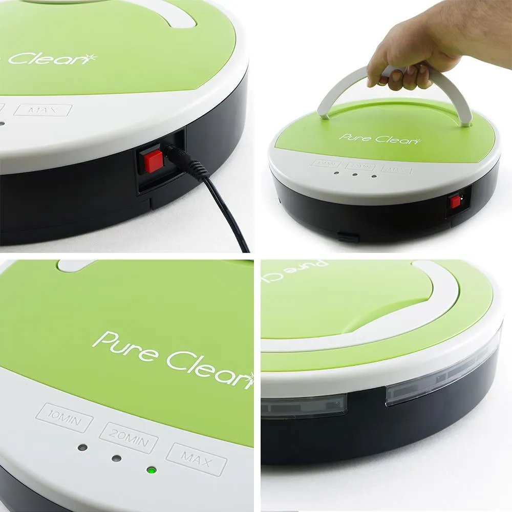 Pure Clean Smart Robot Vacuum Sweeper Cleaner, Automatic Robotic Multi-Surface Floor Clean