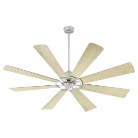 Quorum Mod 30608-65 Patio Ceiling Fan 60 inch - Satin Nickel