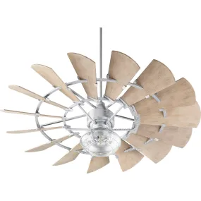 Quorum Windmill 196015-9 Patio Fan - Galvanized