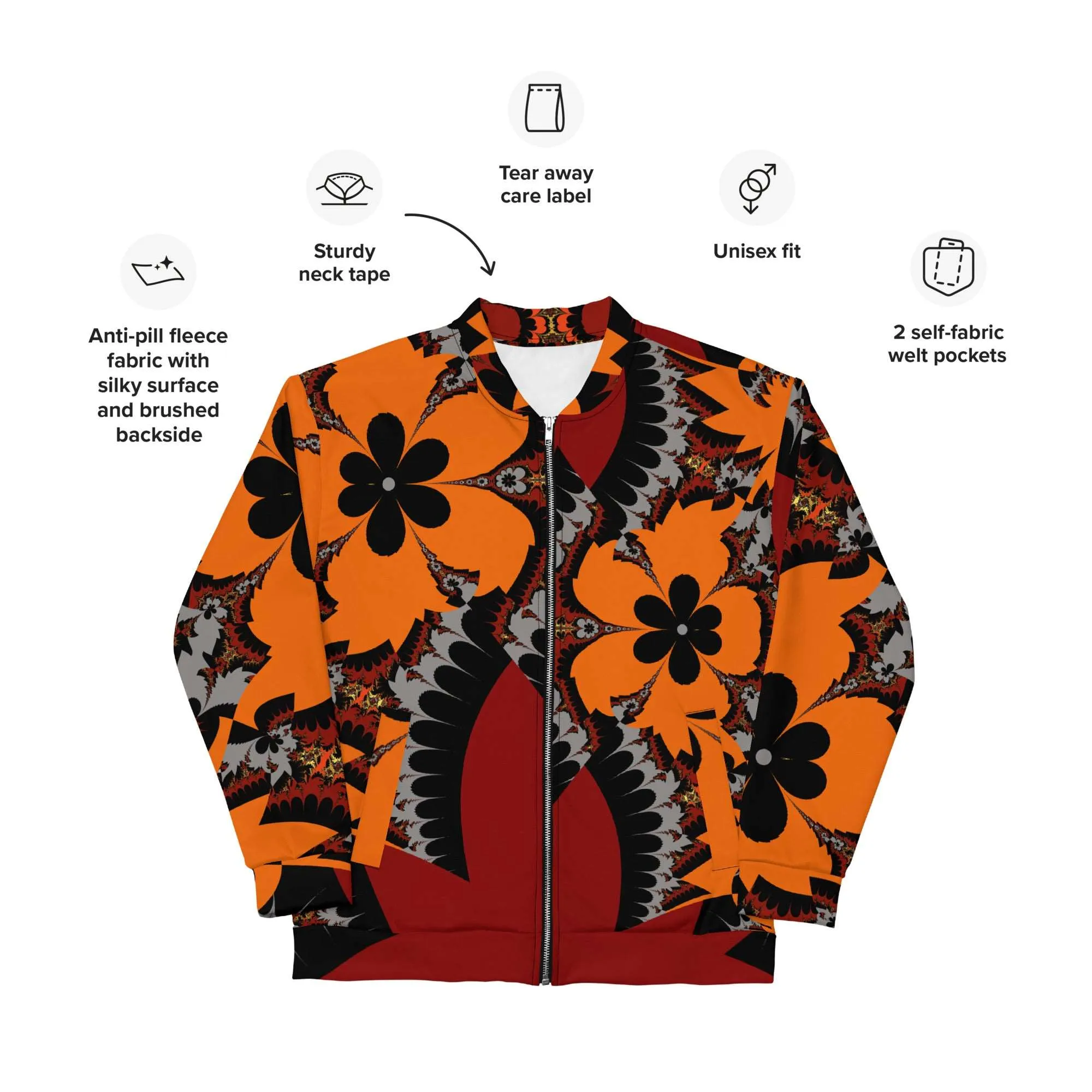 "Buccaneers Fans " Collection - Designer Unisex Bomber Jacket