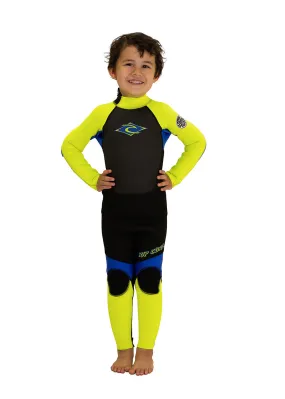 Rip Curl Boys Groms Omega Back Zip 3/2mm Steamer Wetsuit