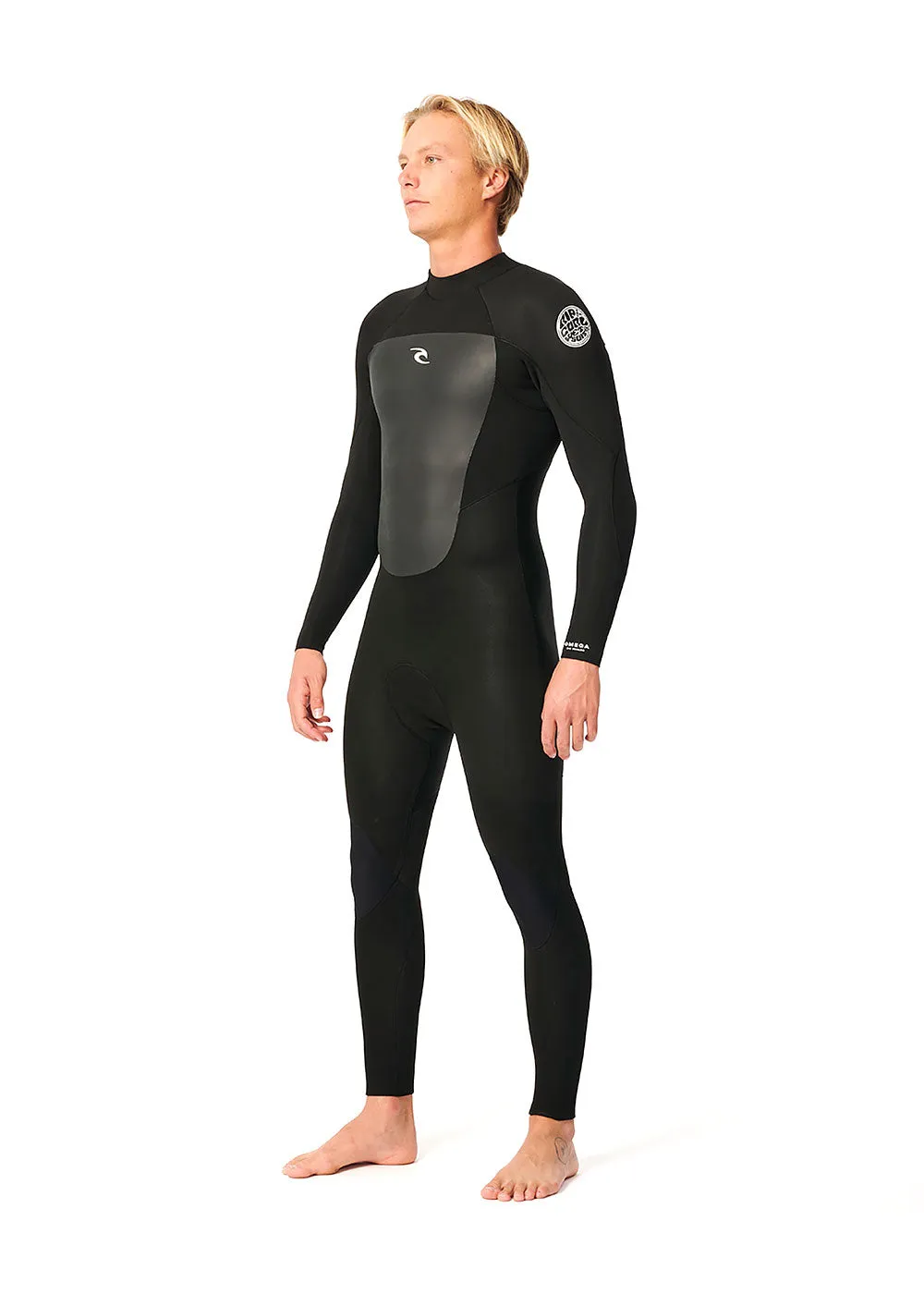 Rip Curl Mens Omega 3/2mm BZ Steamer Wetsuit