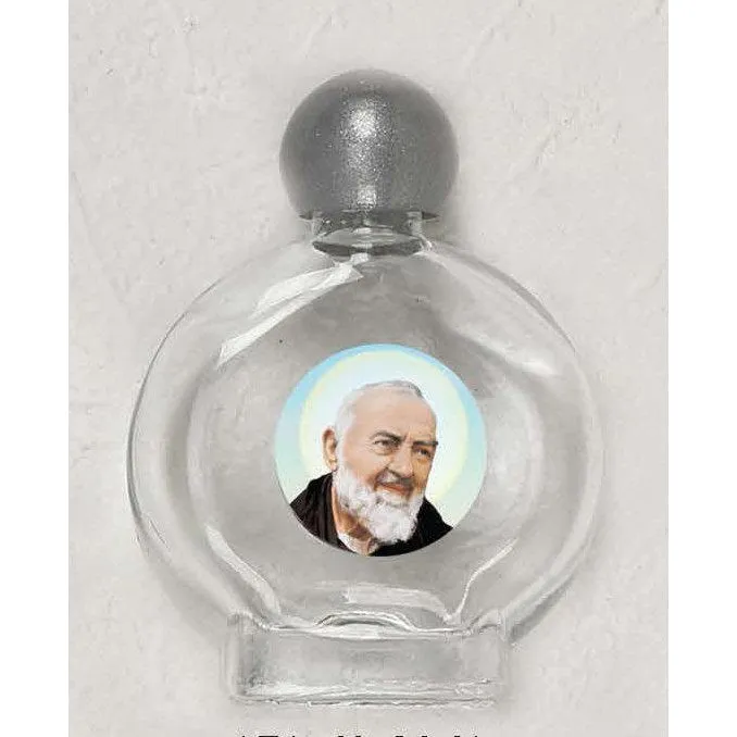 Saint/Padre Pio Holy Water Bottle - Pack of 12