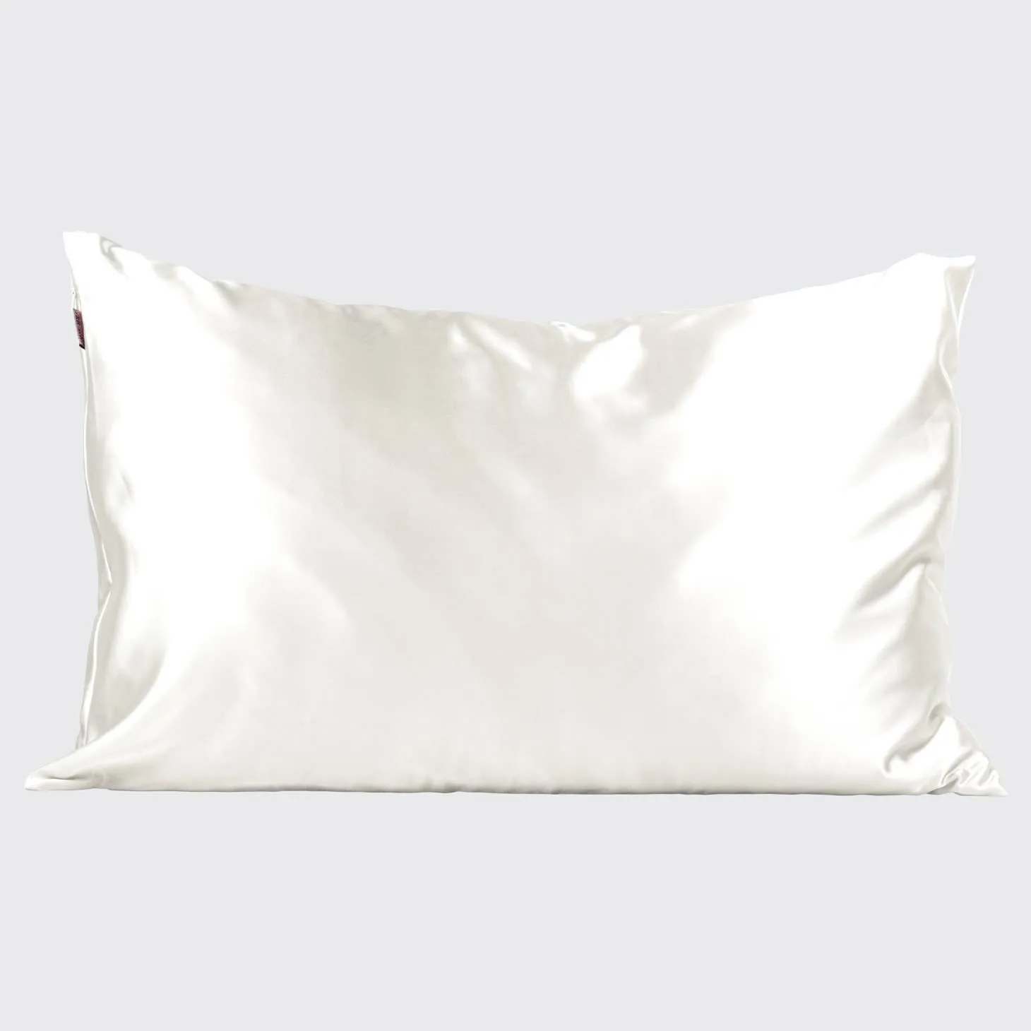 Satin Standard Pillowcase, Ivory | Kitsch