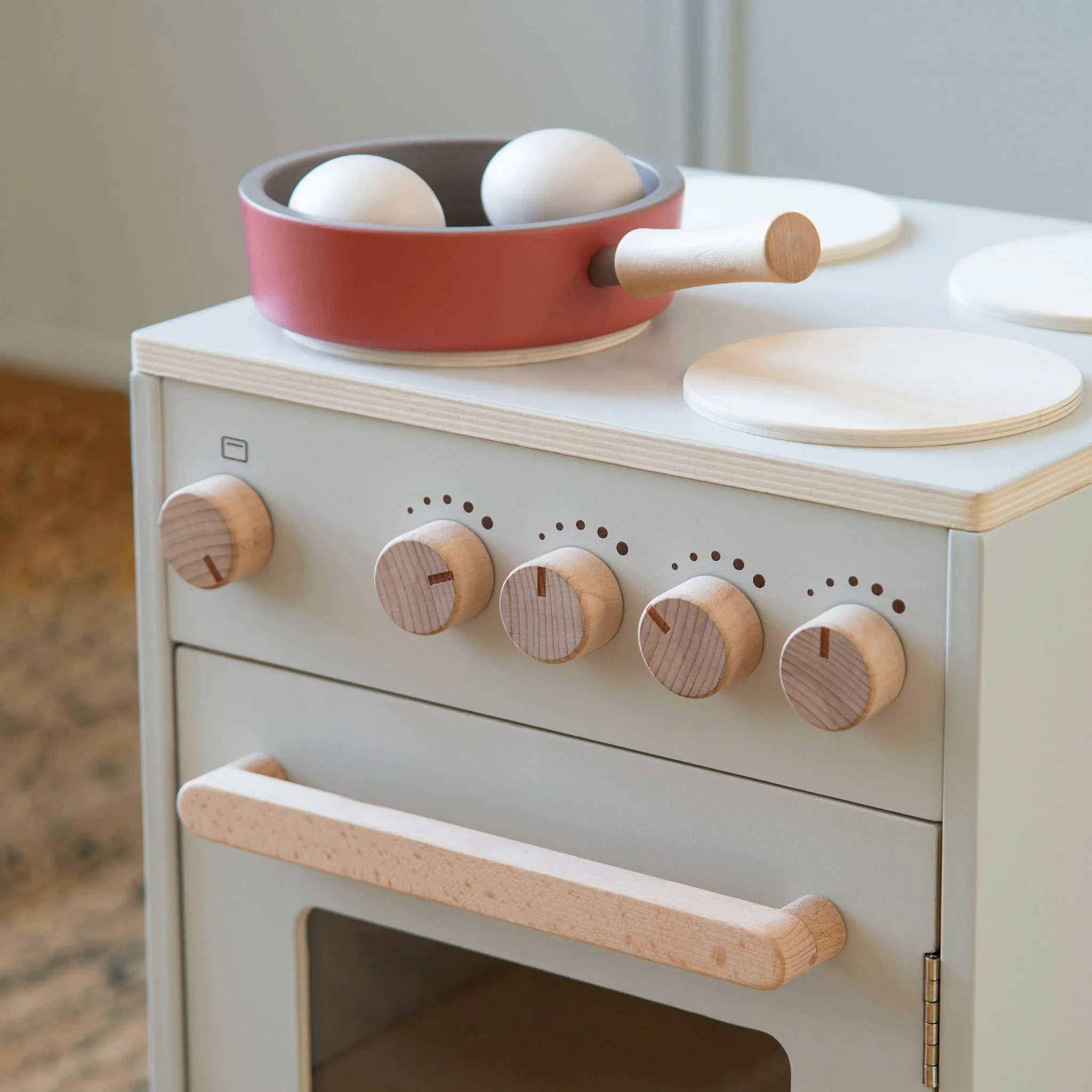 Sebra, Wooden Play Kitchen Stove