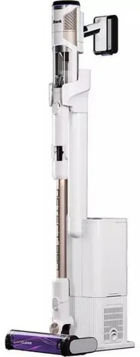 Shark IW3611UKT Detect Pro Auto-Empty System Pet Cordless Vacuum Cleaner, White/Brass