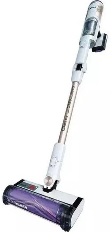 Shark IW3611UKT Detect Pro Auto-Empty System Pet Cordless Vacuum Cleaner, White/Brass