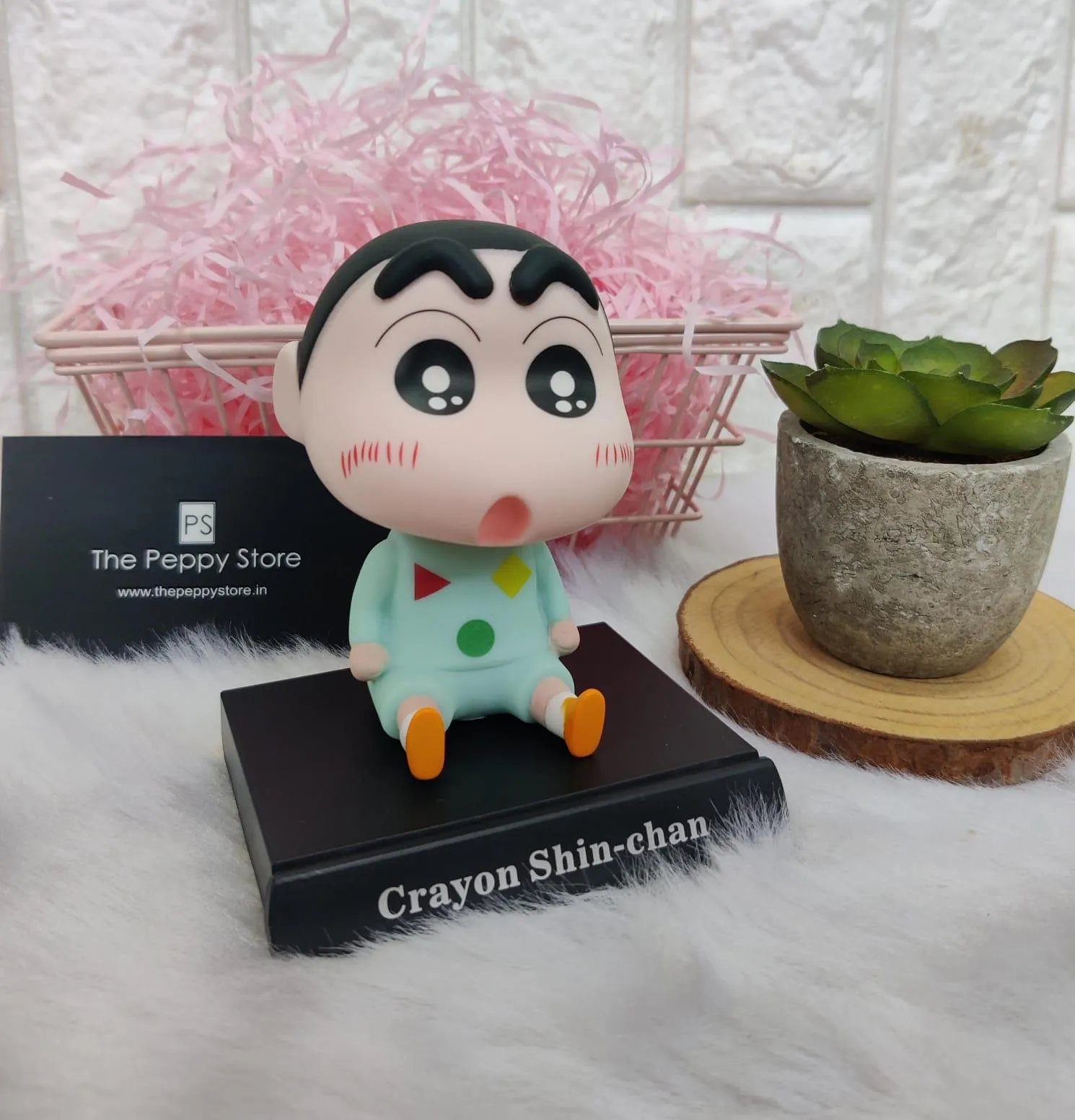 Shinchan Bobblehead With Phonestand (Select From Drop Down)