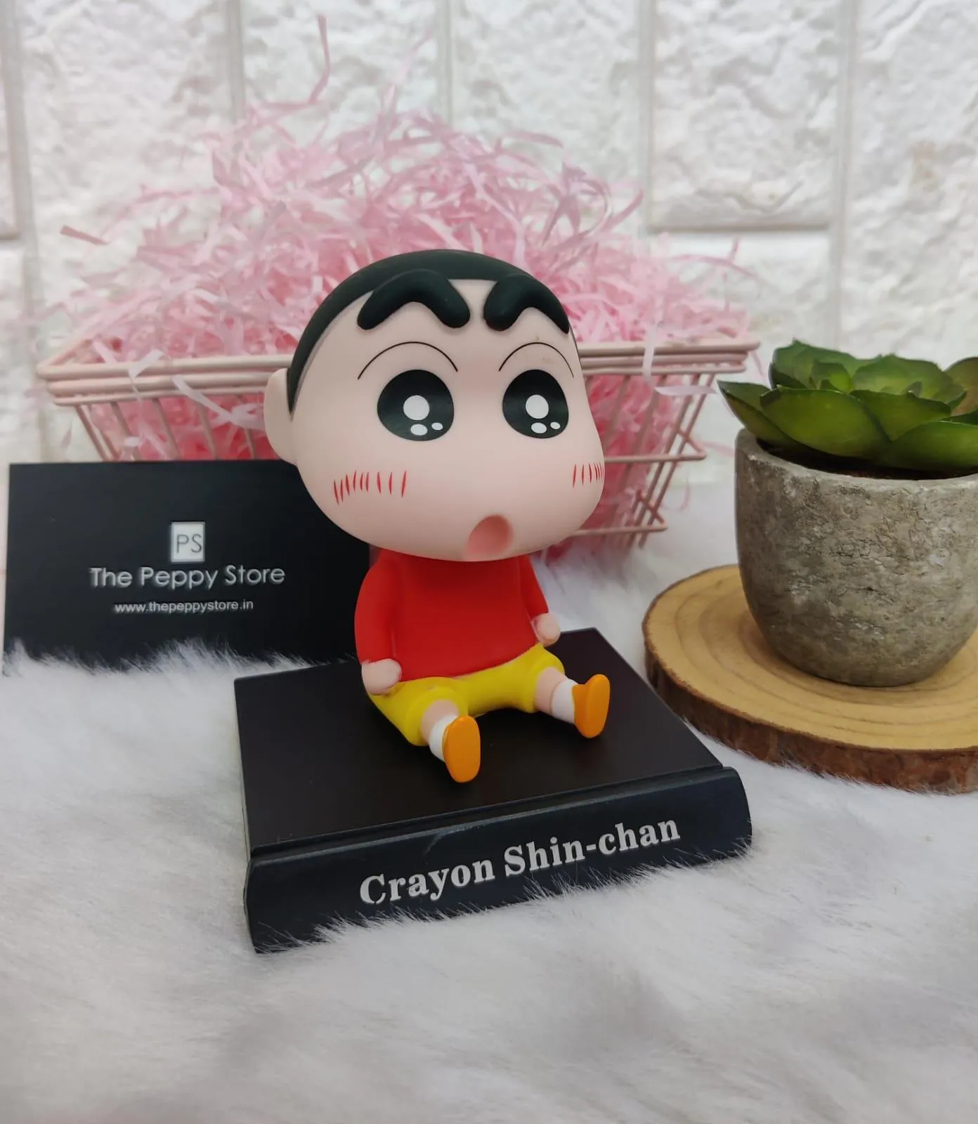 Shinchan Bobblehead With Phonestand (Select From Drop Down)