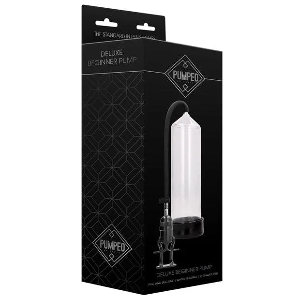 Shots - Pumped Deluxe Transparent Beginner Penis Pump (Clear)