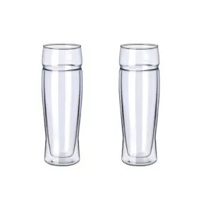 Simax 2-Piece Double Wall Glass Borosilicate Tumbler Beer