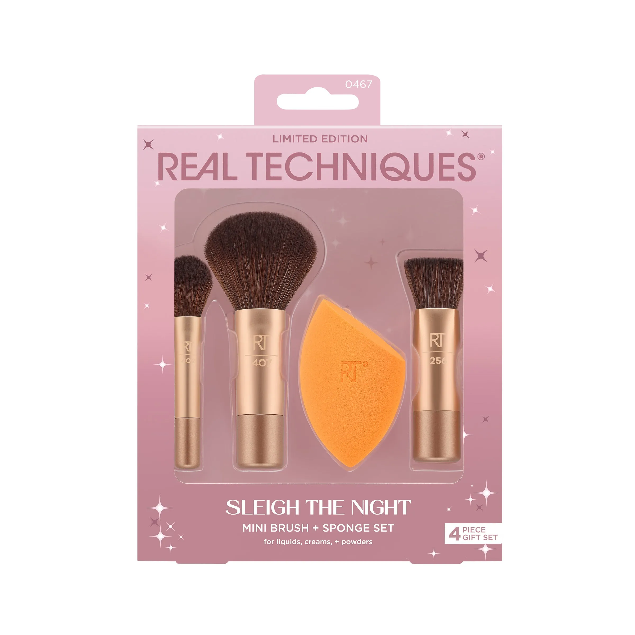 Sleigh The Night Mini Brush   Sponge Set