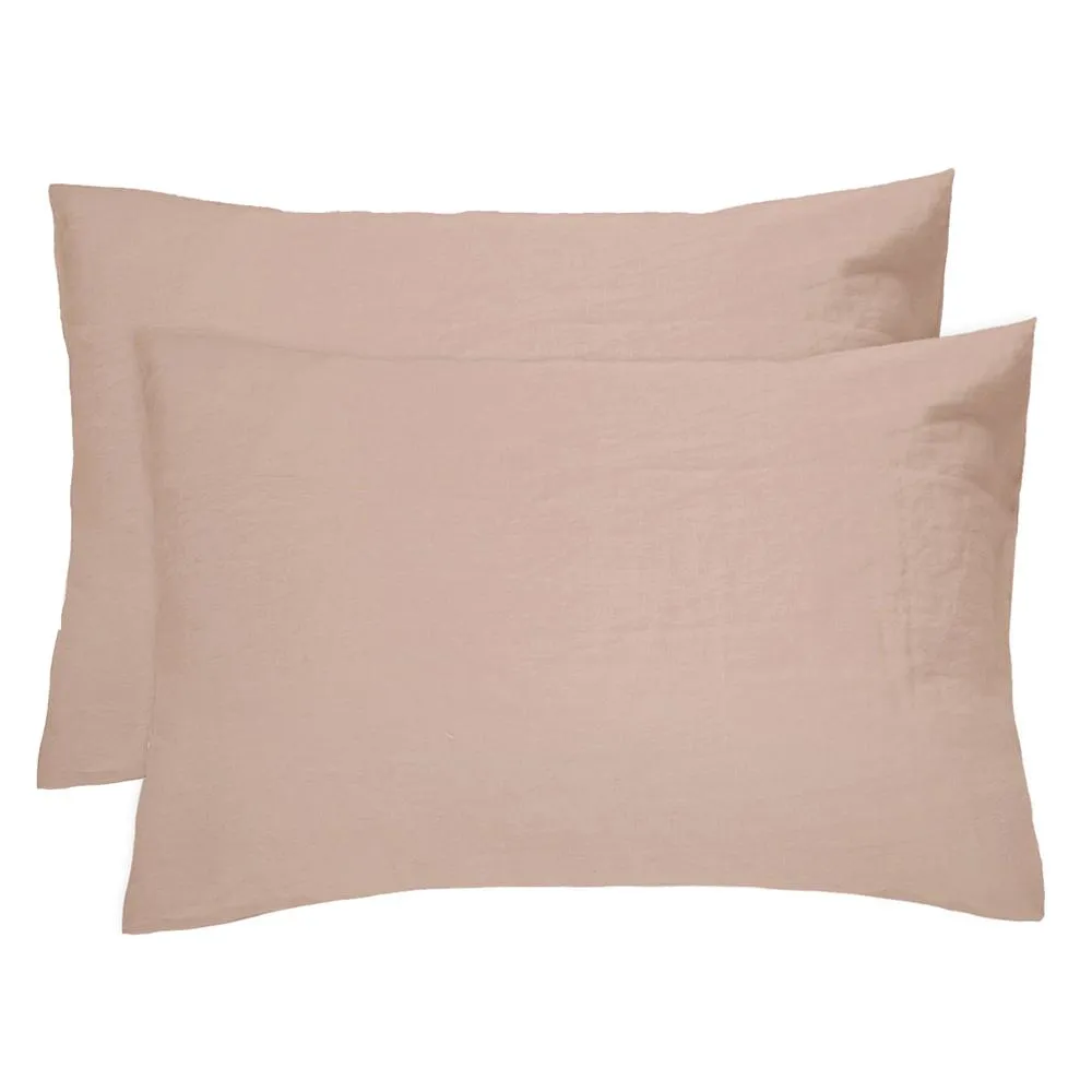 Standard Linen Pillowcase Pair by Bambury