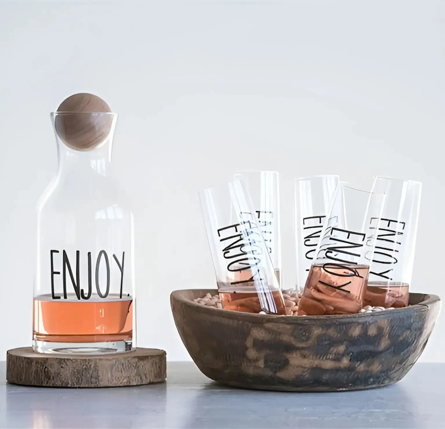 STEMLESS CHAMPAGNE FLUTE ’ENJOY’