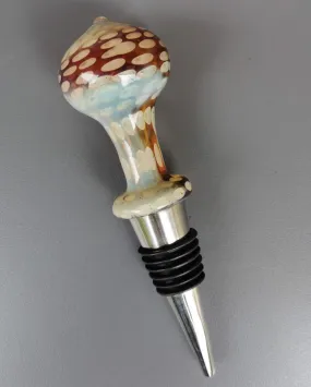 Tanaro Handblown Glass Wine Stopper | 1 x 6 inches