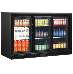 Tefcold Triple Door Bottle Cooler Sliding Doors - DB301S-3