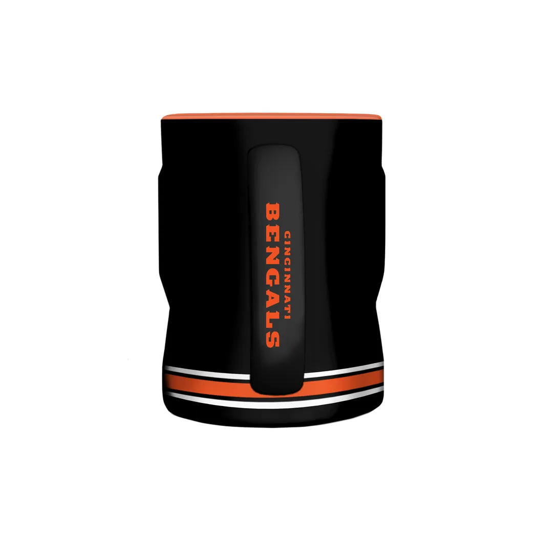 The Sports Vault NFL Cincinnati Bengals 14oz Sculpted Mug