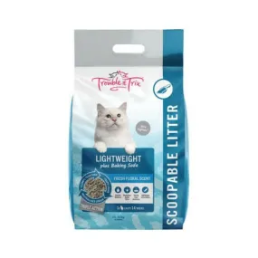 Trouble & Trix Lightweight Clumping Cat Litter with Baking Soda