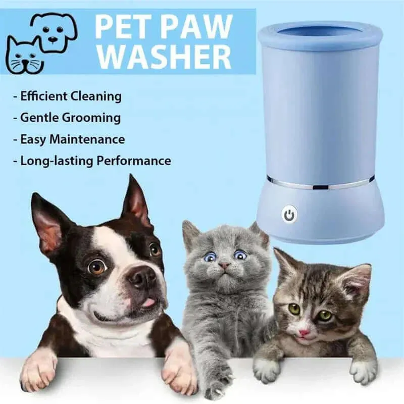 Ultimate Rechargeable Paw Cleaner: Effortless, Mess-Free Grooming for All Dogs!