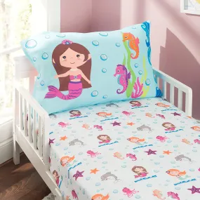 Undersea Mermaids Adventures Toddler Sheet Set