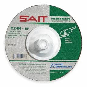 United Abrasives - Sait 20087 7" x 1/4" Masonry Grinding Wheel