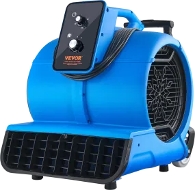 Vevor Floor Blower 1560 RPM 4000 CFM Air Mover with 3-Speeds and 3 Blowing Angles New