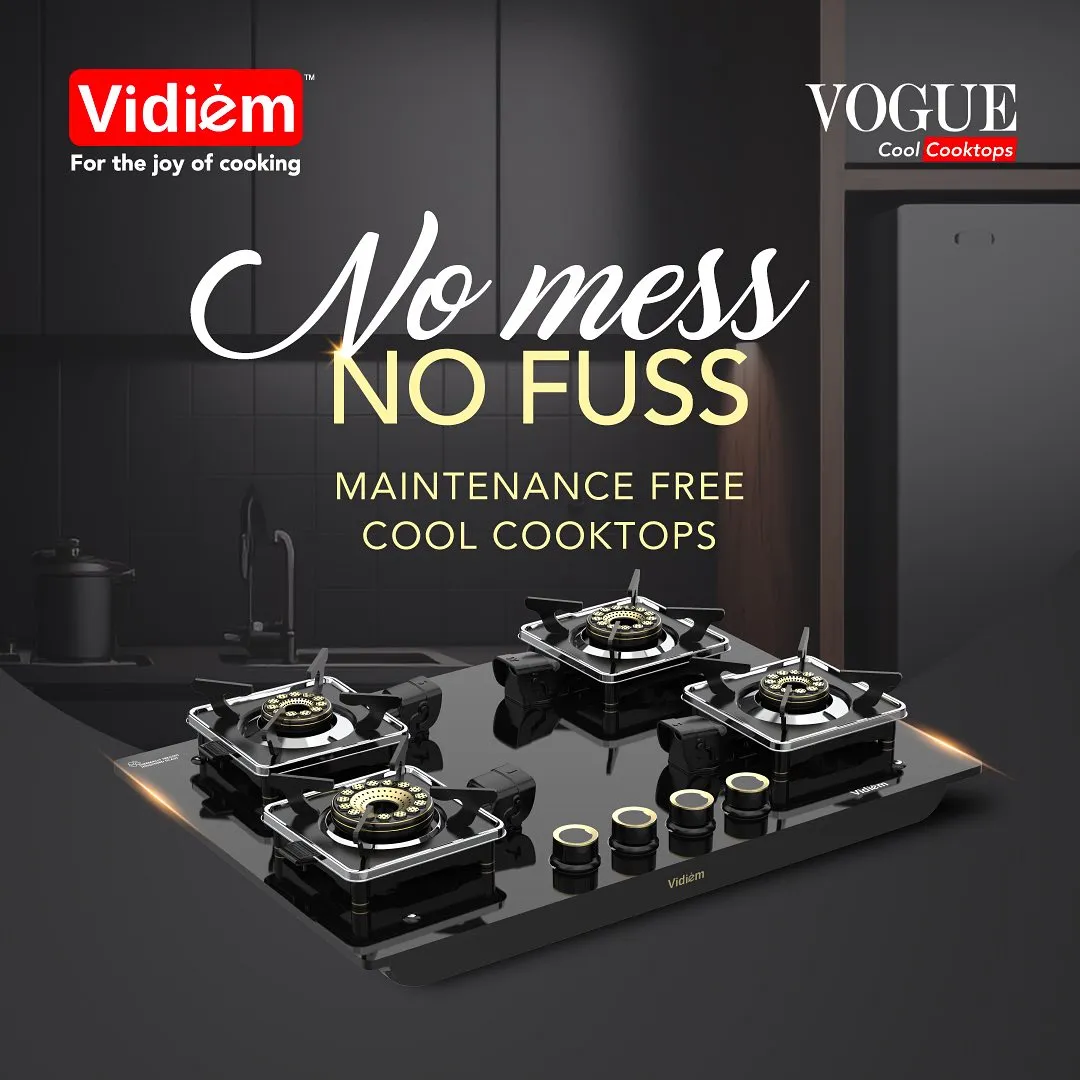 VIDIEM VOGUE V1 4-BURNER GAS COOKTOP