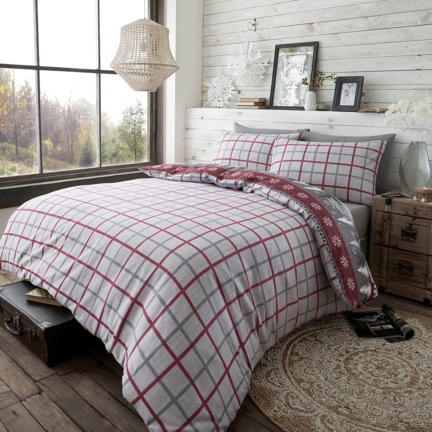 Warm Alaska Brushed Cotton Bedding