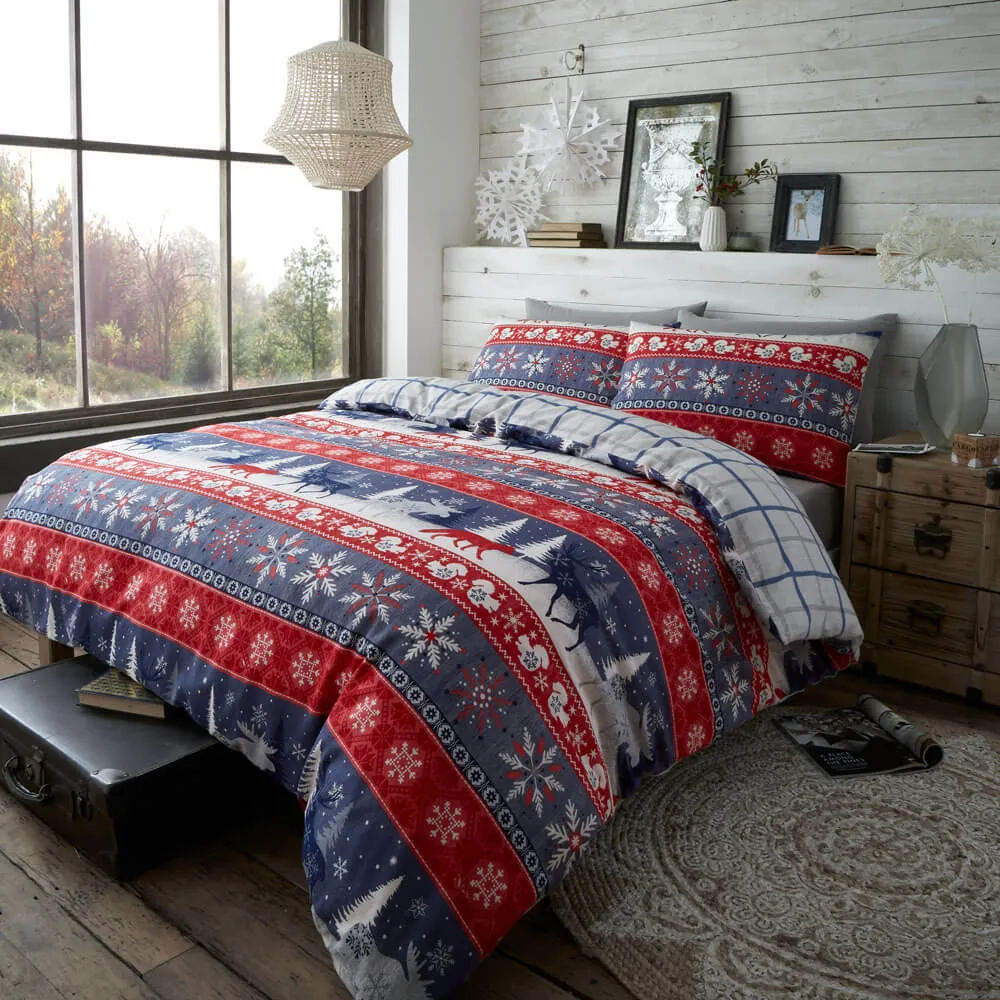 Warm Alaska Brushed Cotton Bedding