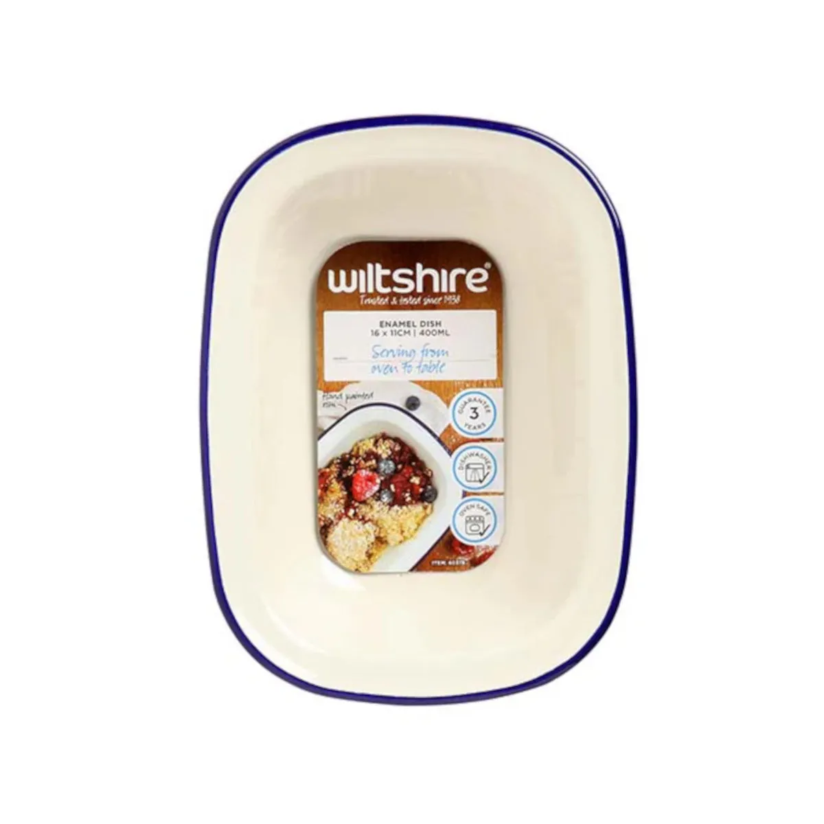 Wiltshire Enamel Pie Dish 1L